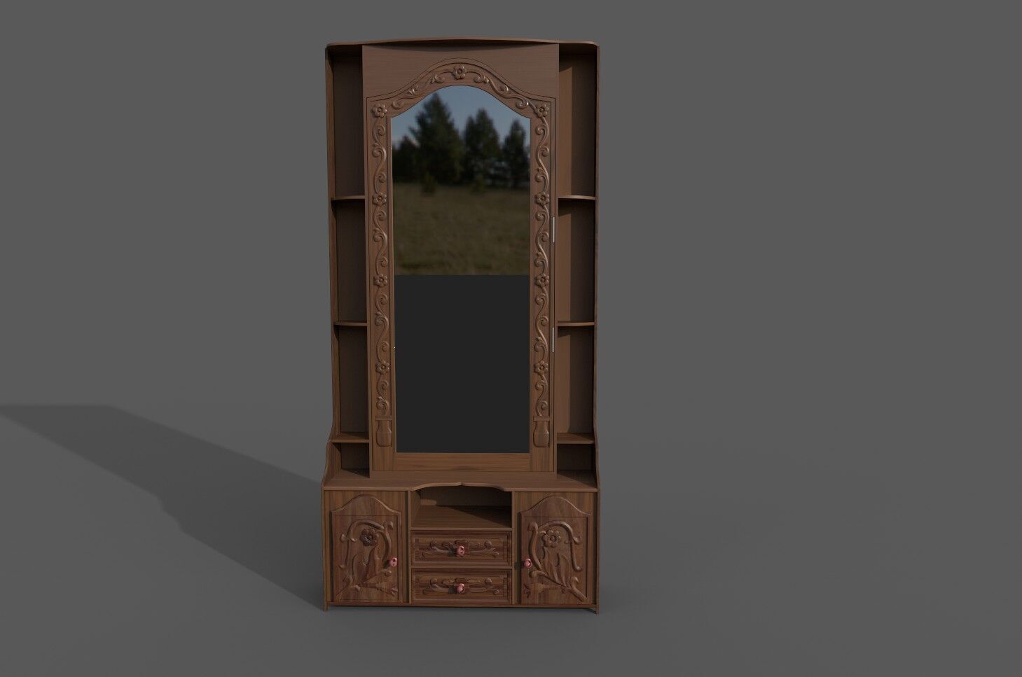 Dressing Table 3D model_4