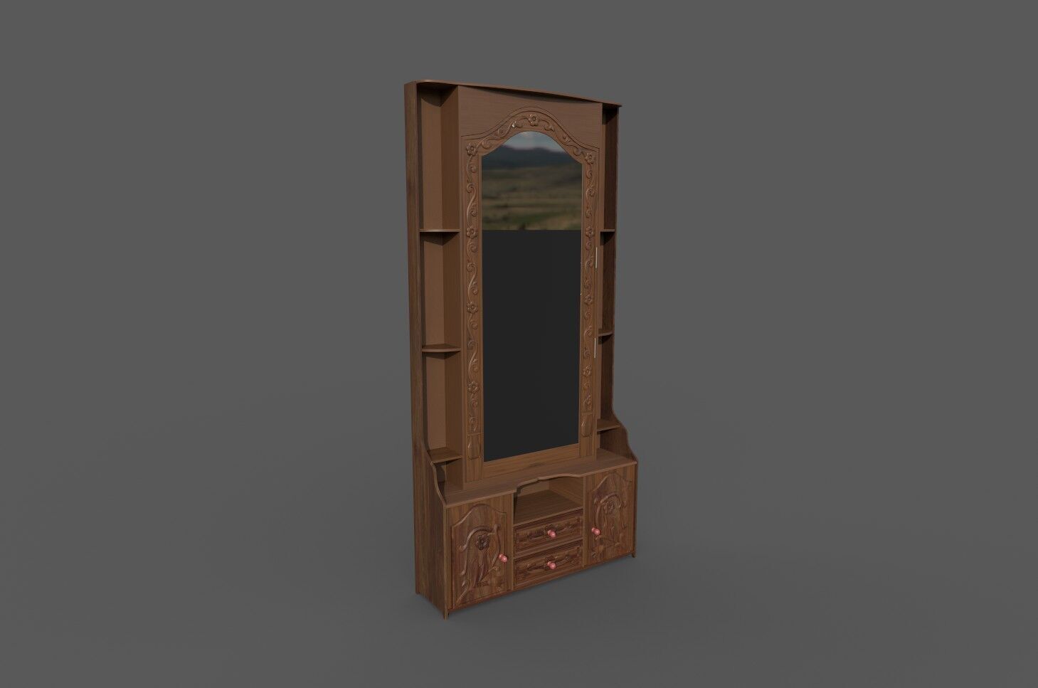 Dressing Table 3D model_5