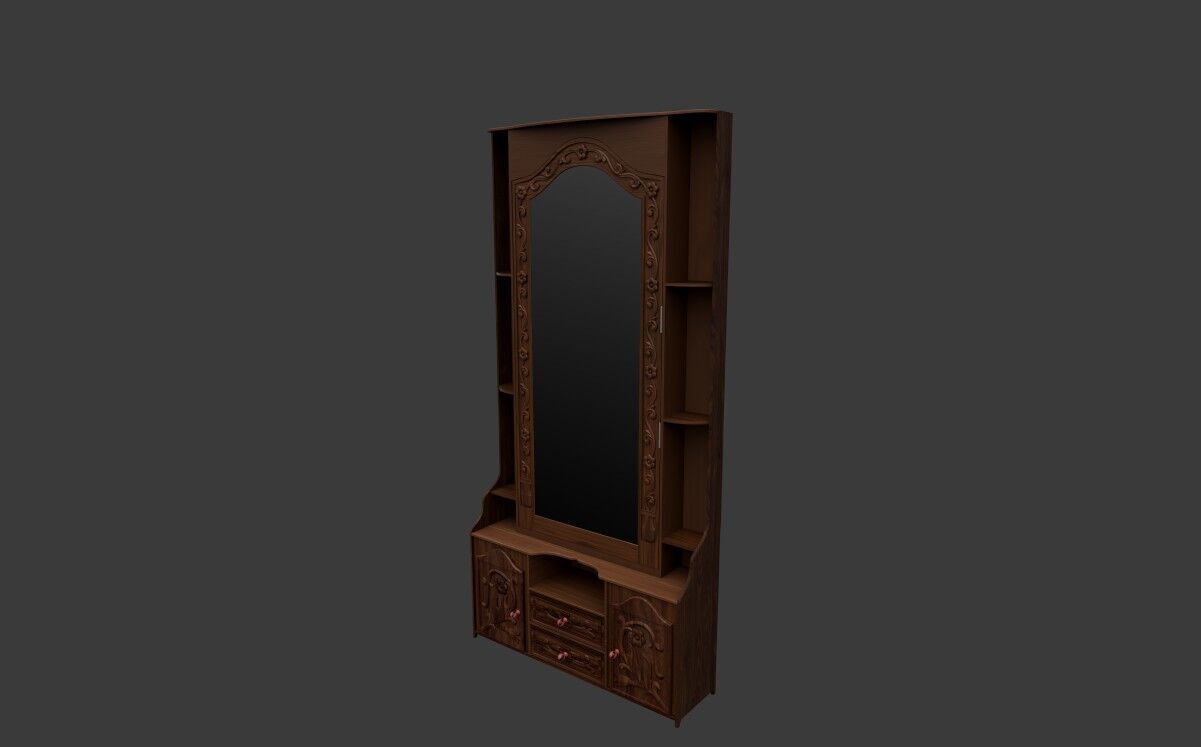 Dressing Table 3D model_1