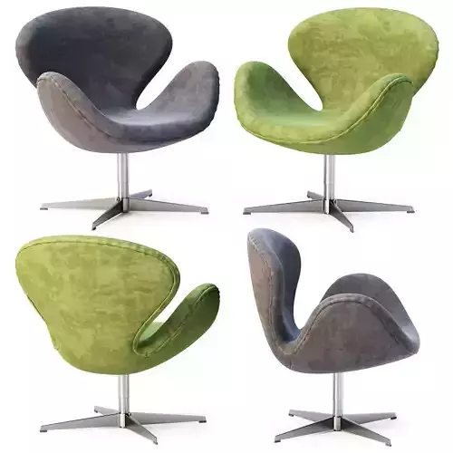 Swan Chair by Fritz Hansen 3D model