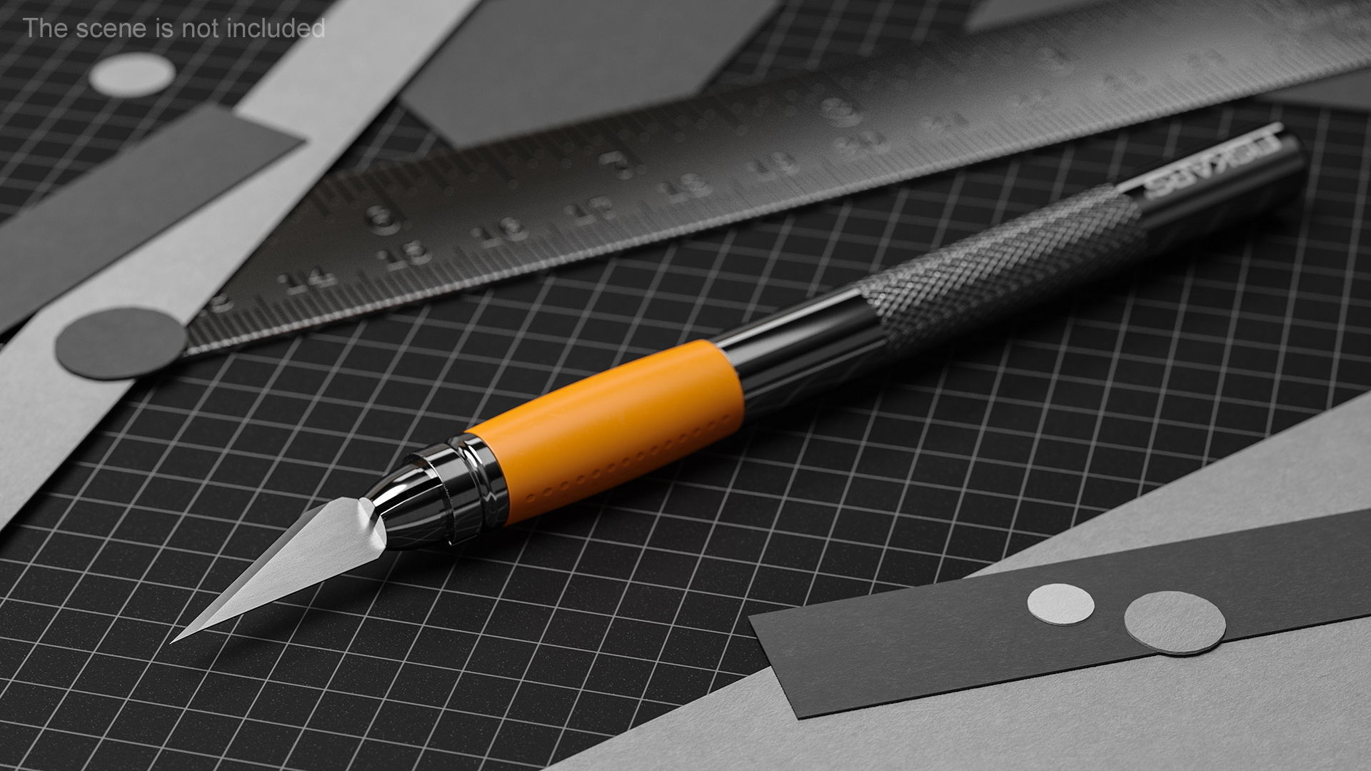 Fiskars Craft Knife 3D model_2