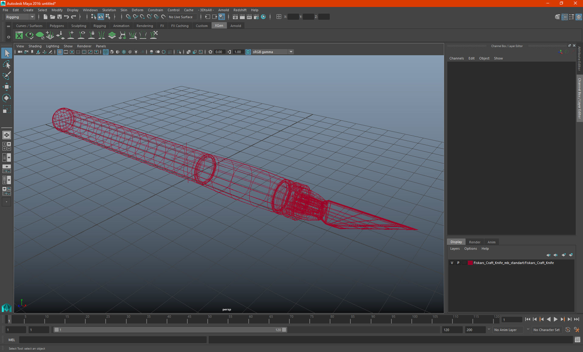 Fiskars Craft Knife 3D model_24