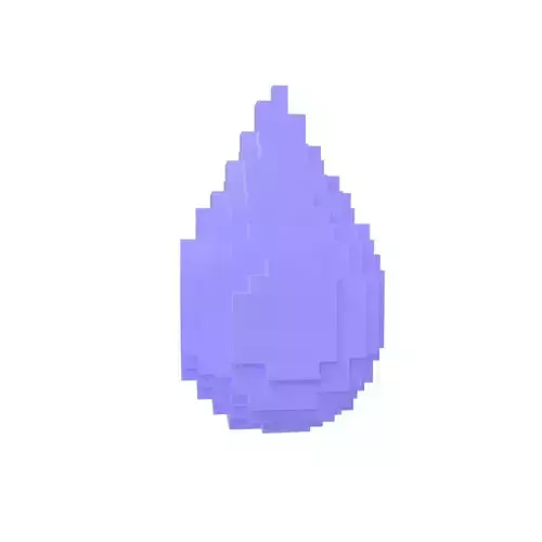Voxel Water Drops v1 014
