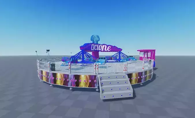 Cyclone Ride 3D print model
