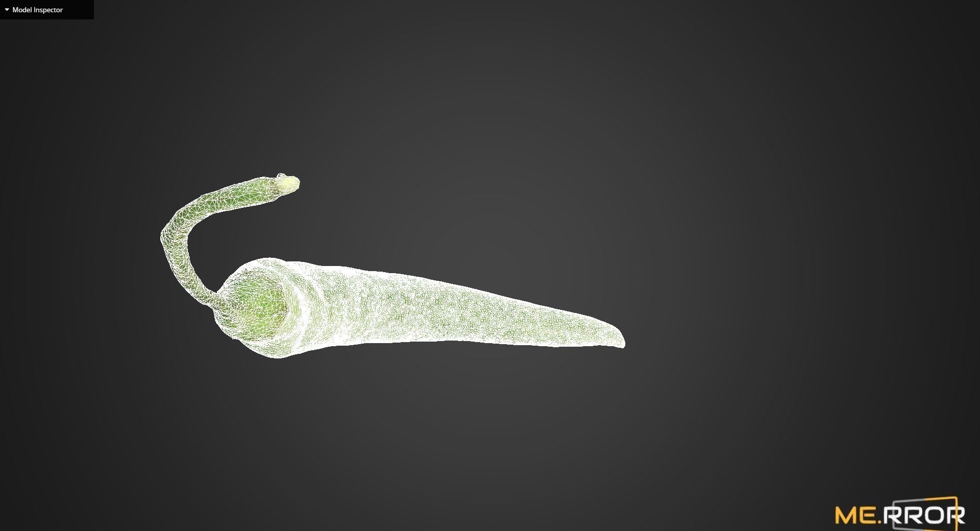 Green Pepper 3D model_5