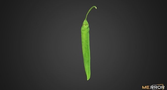 Green Pepper 3D model 4