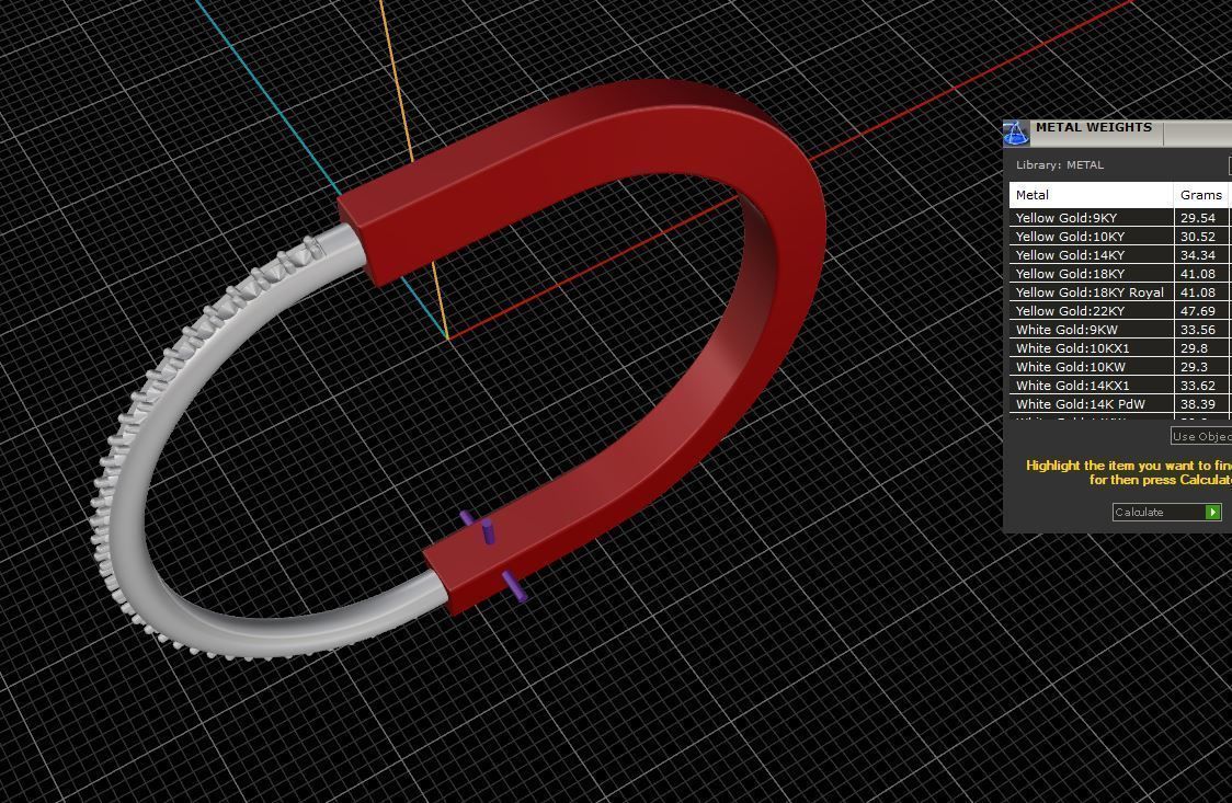 bracelet lock small 3D print model_3
