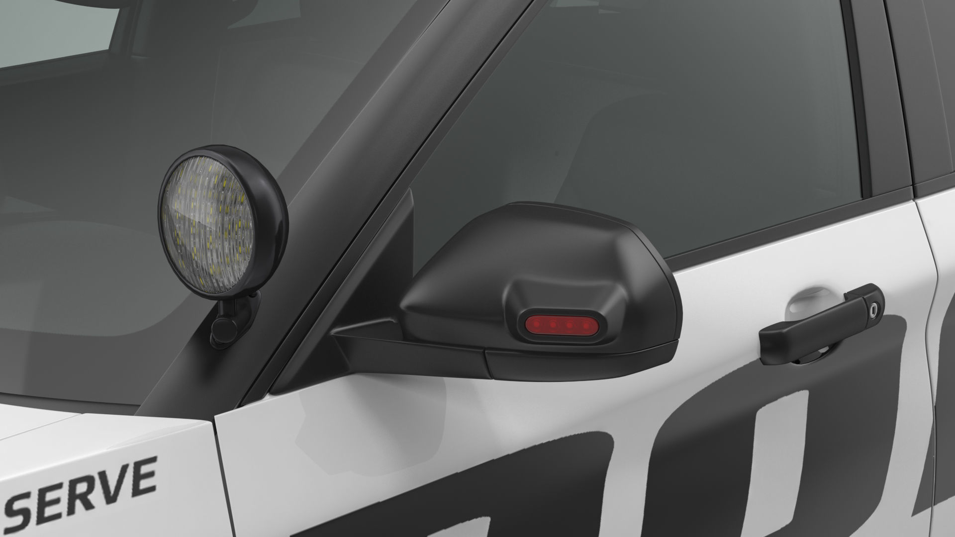 Police Interceptor SUV 3D model_16