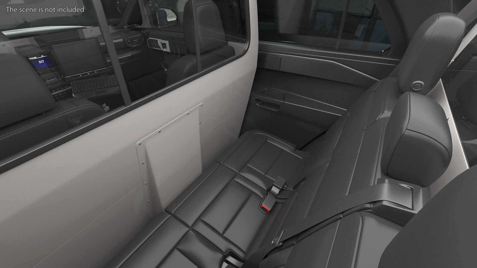 Police Interceptor SUV 3D model_7