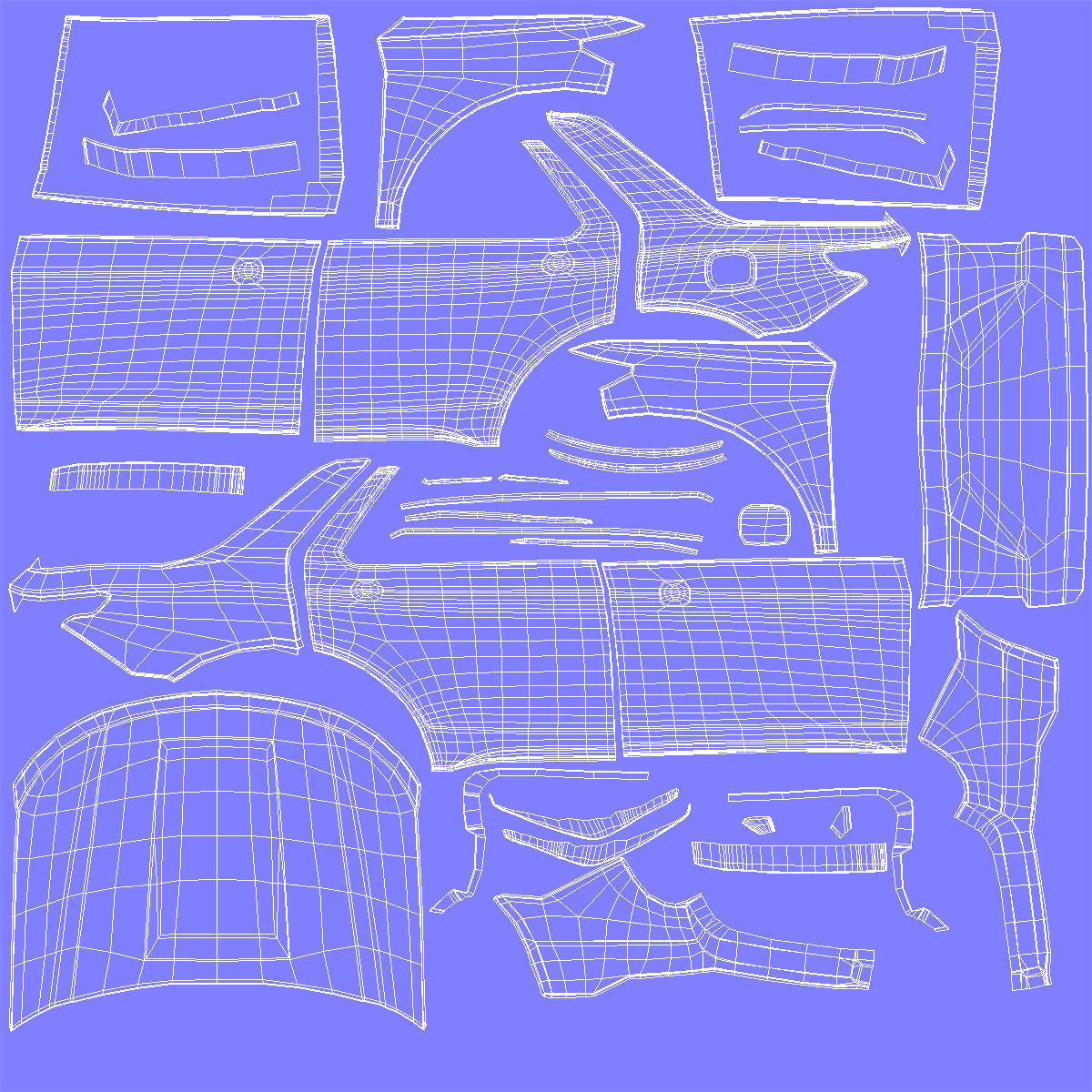 Police Interceptor SUV 3D model_22