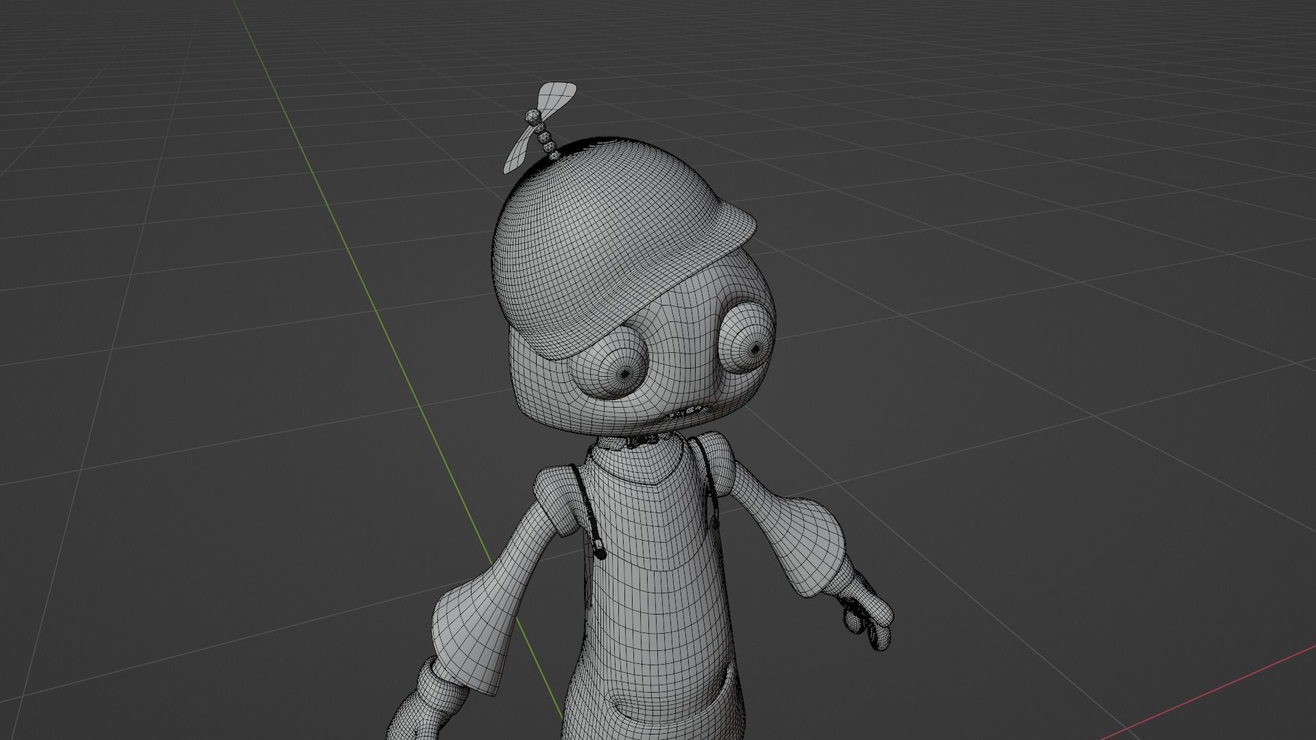 Strawberry Kid Low-poly 3D model_12