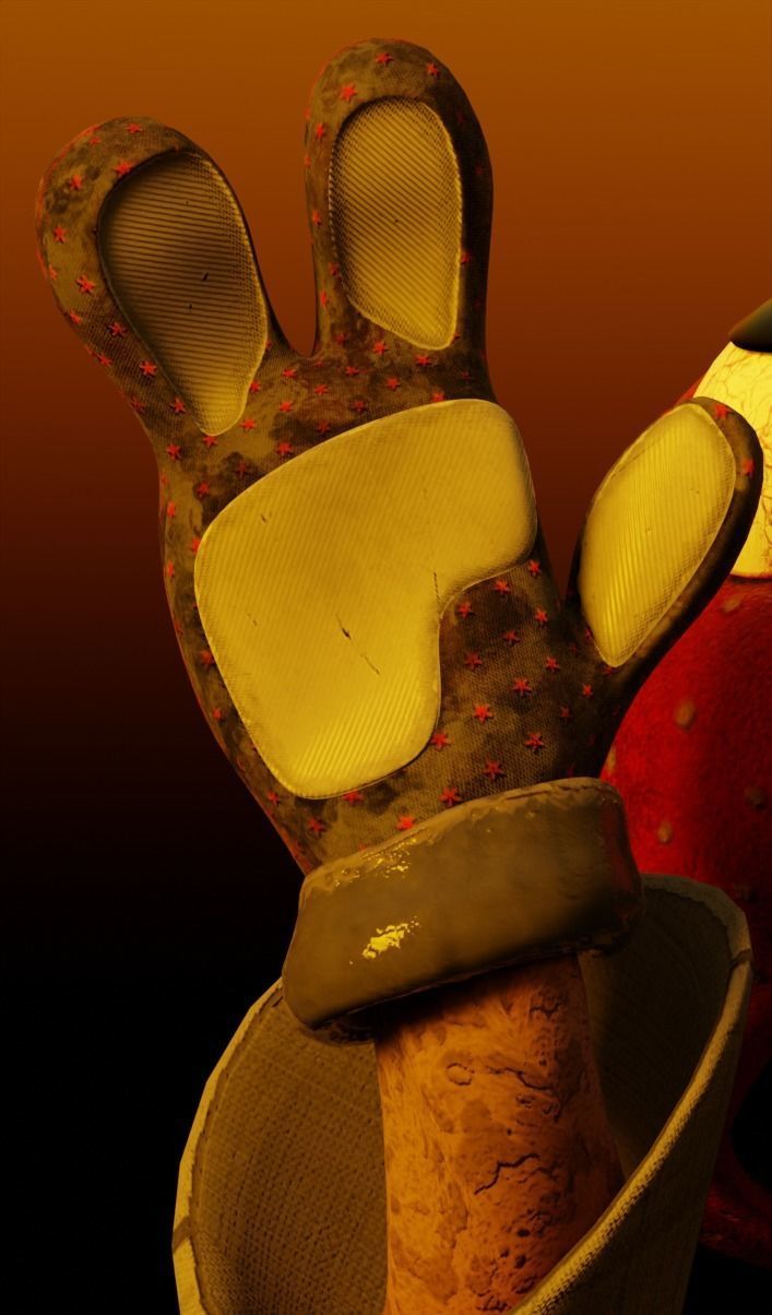 Strawberry Kid Low-poly 3D model_3