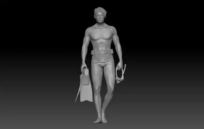 SNORKEL BOY 4 3D print model