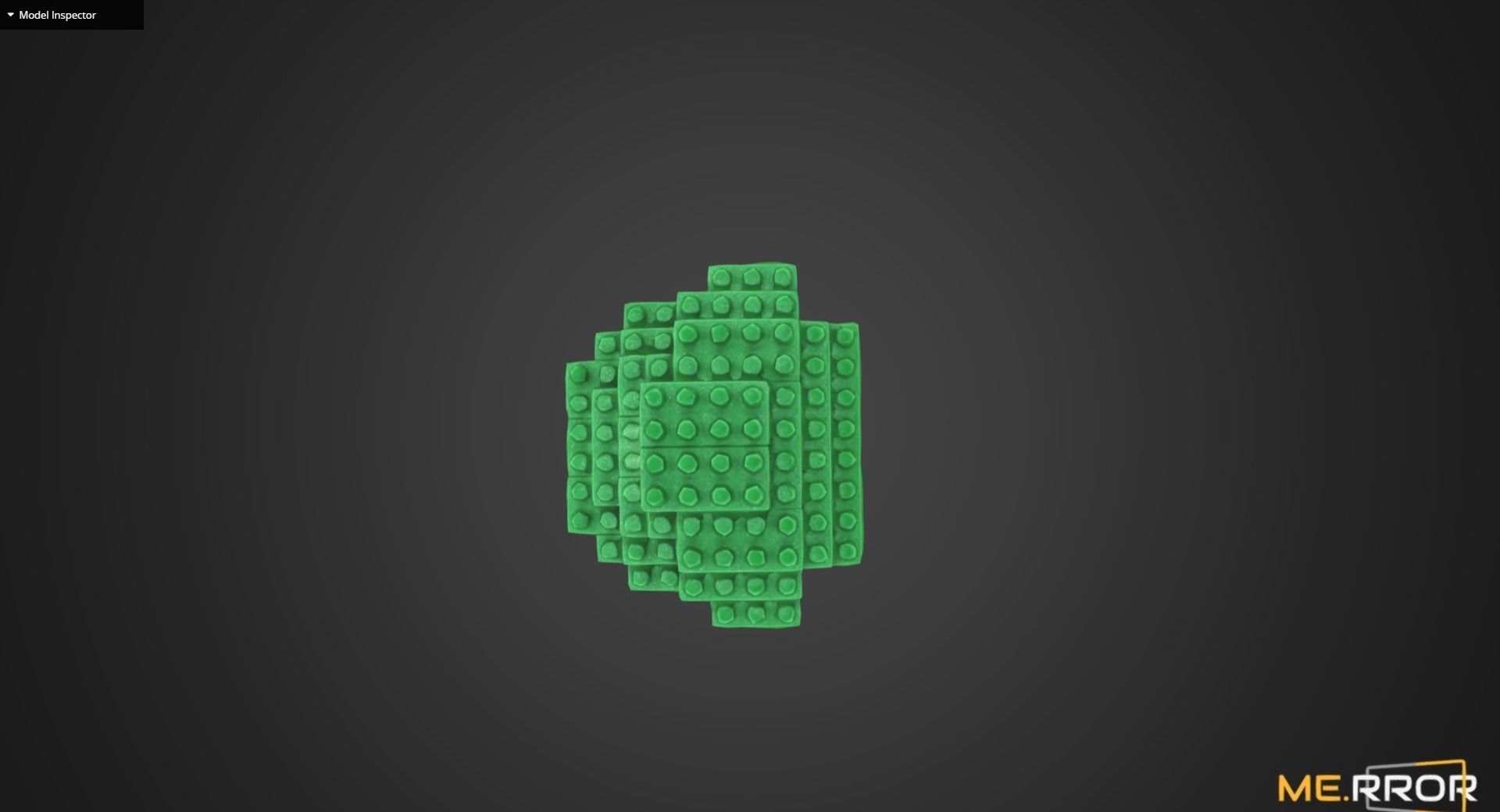 Toy Lego Luigi 3D model_5