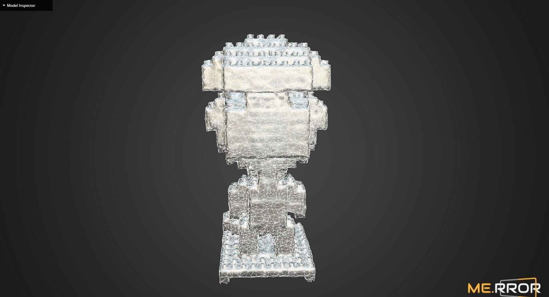 Toy Lego Luigi 3D model_11