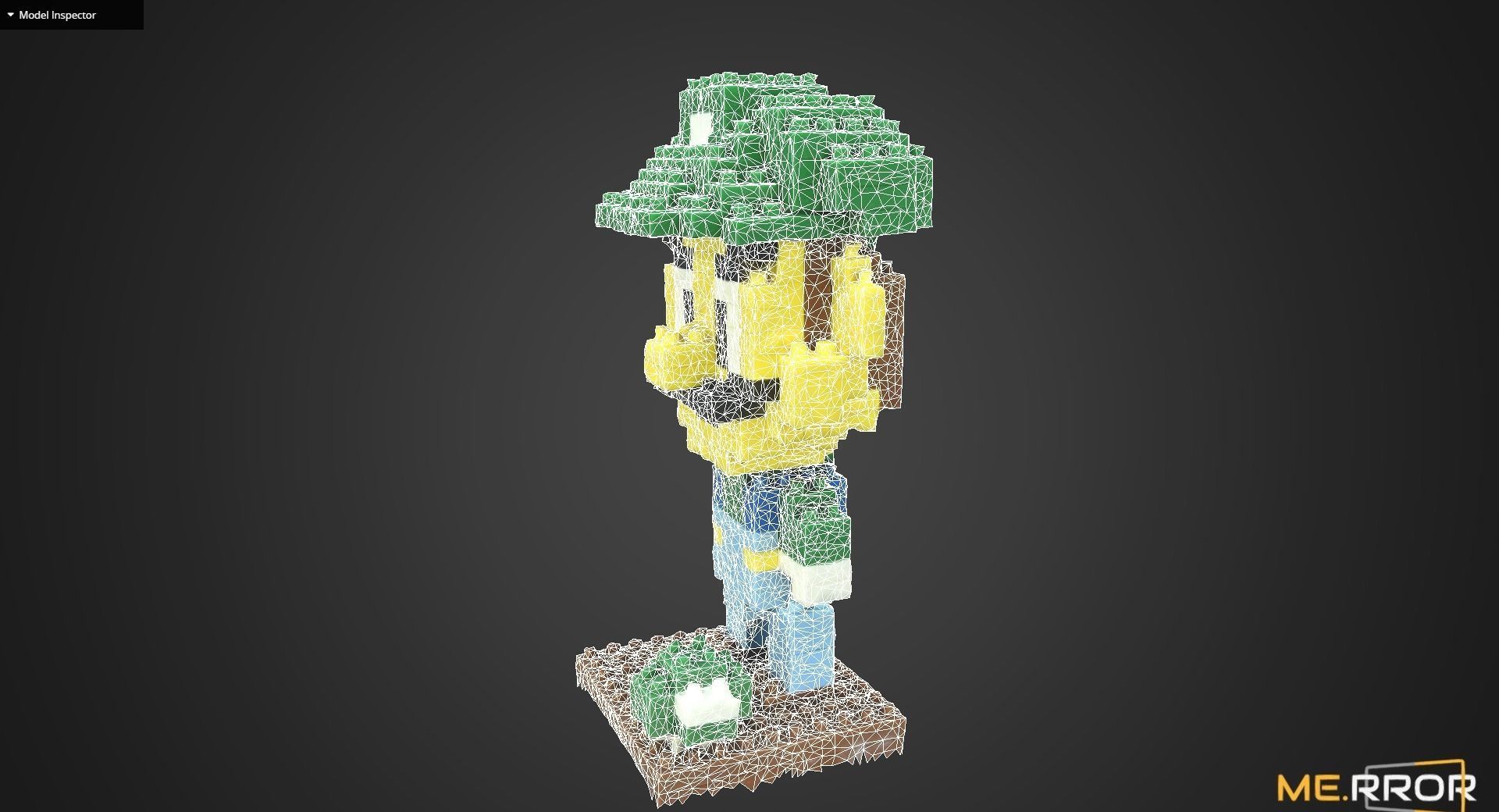 Toy Lego Luigi 3D model_7