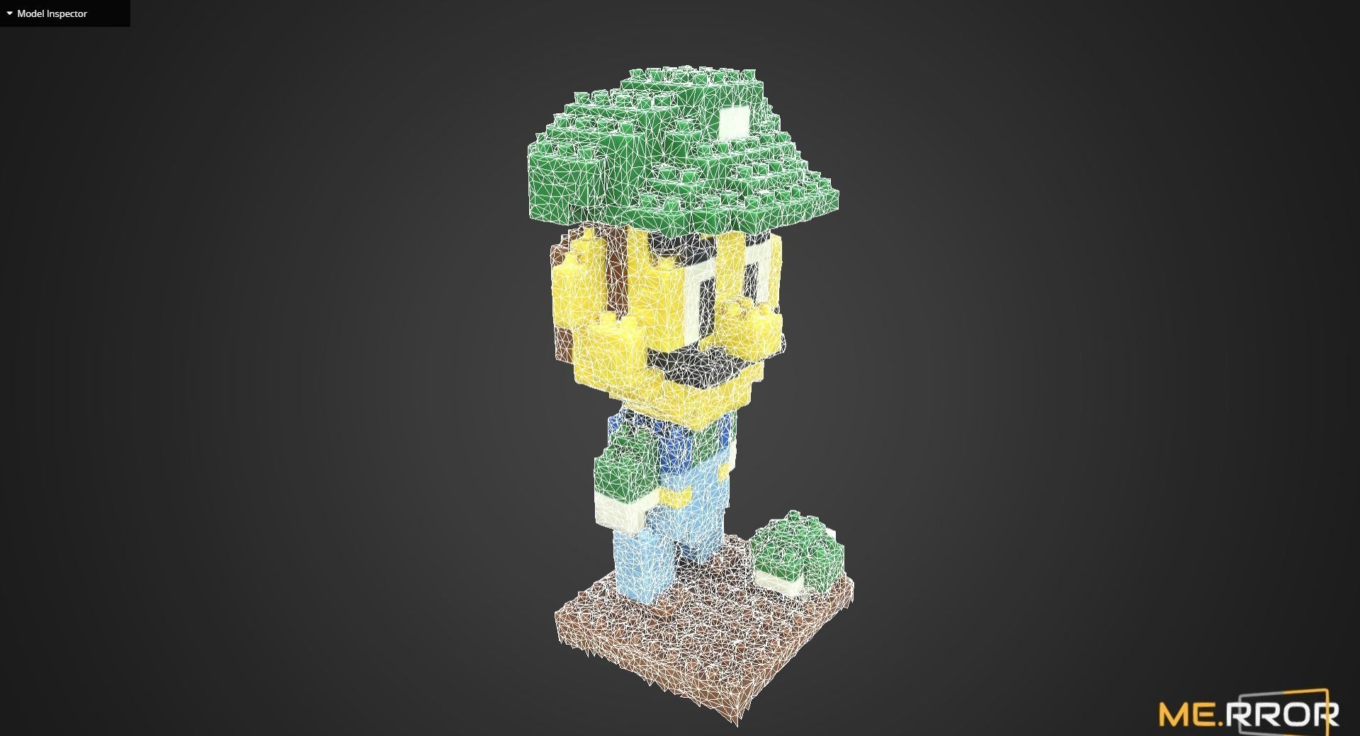Toy Lego Luigi 3D model_8