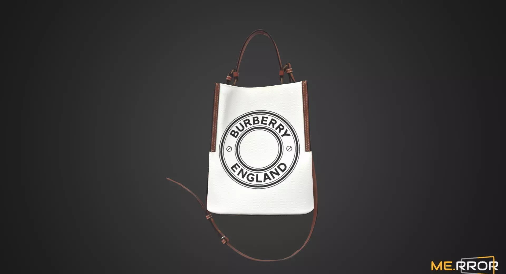 Game Ready Burberry Bucket Bag Low-poly 3D model