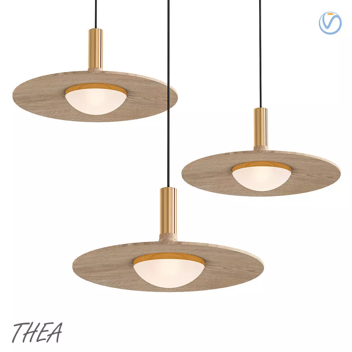 Thea pendant 3D model_0