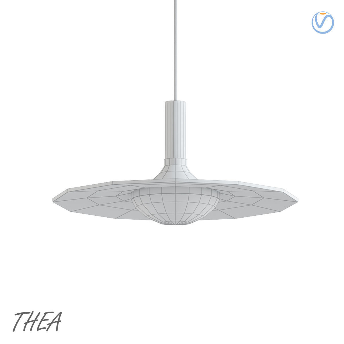Thea pendant 3D model_1