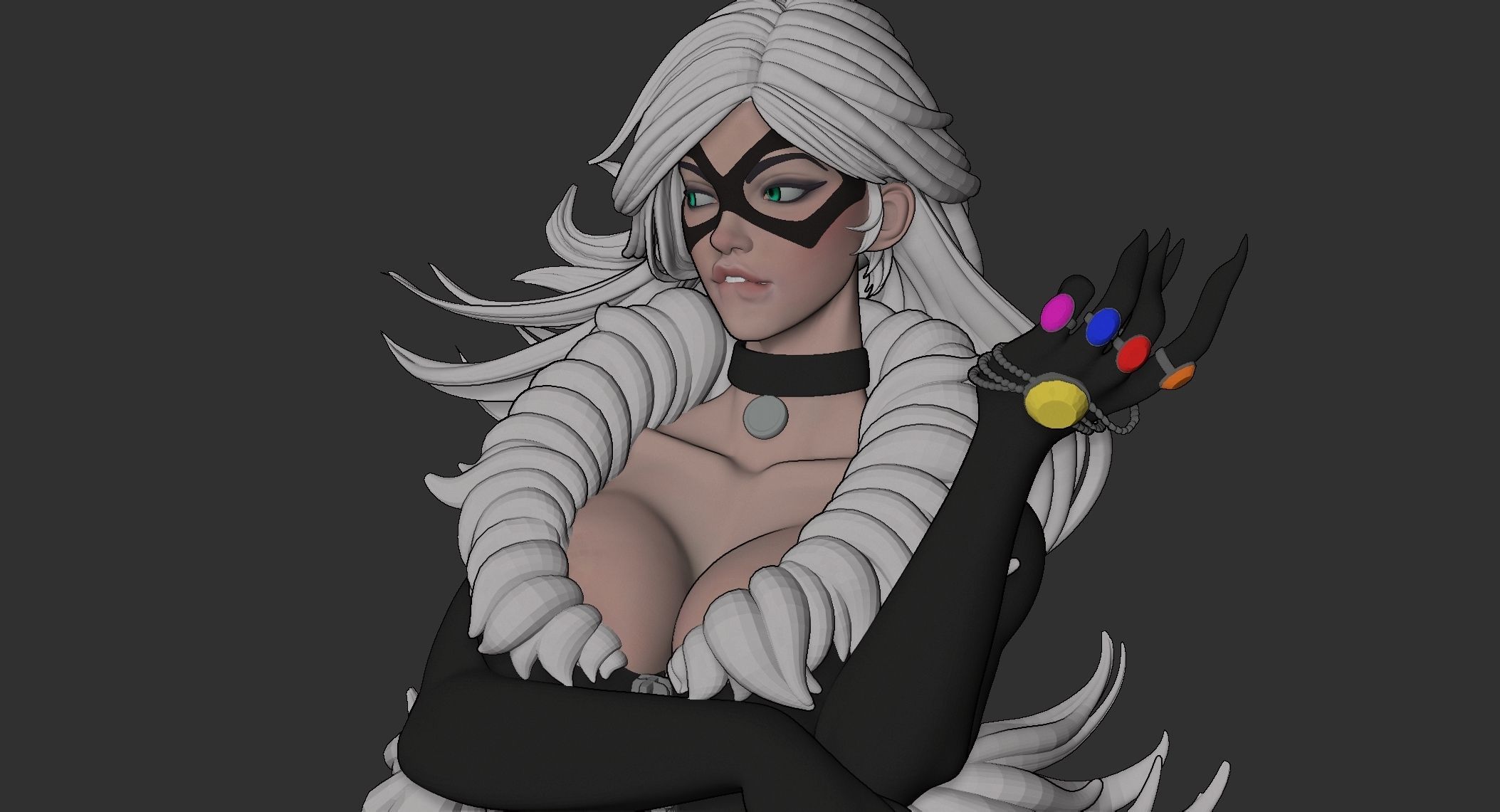 Felicia Hardy Black Cat 3D print model_5