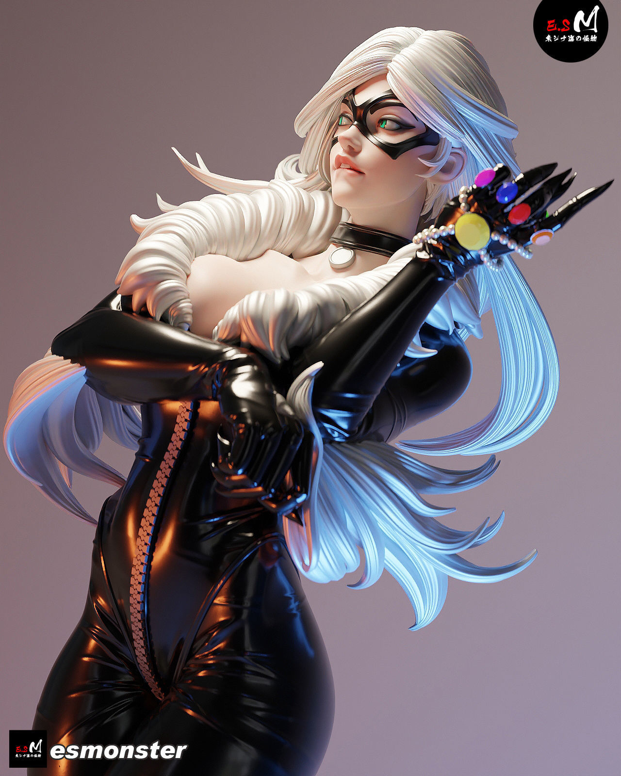 Felicia Hardy Black Cat 3D print model_13