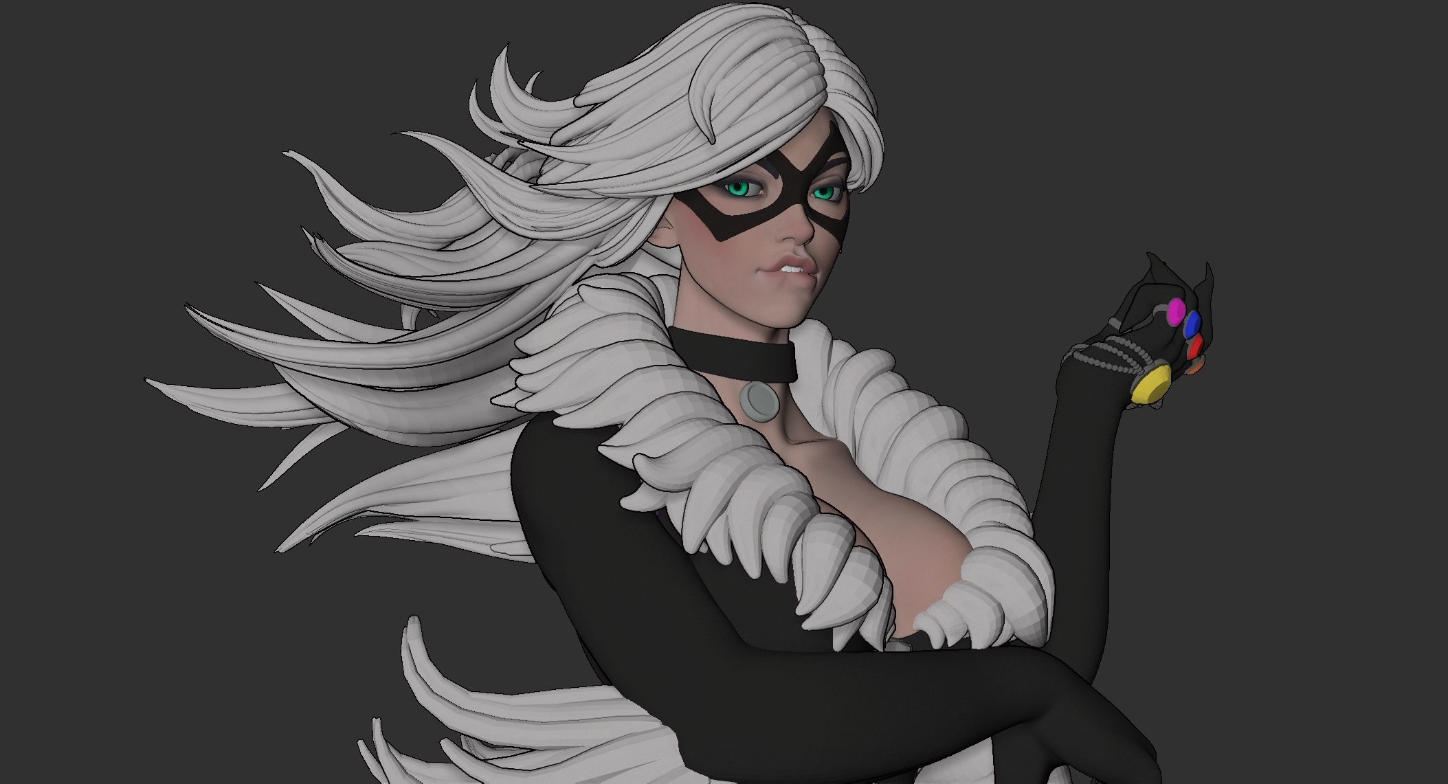 Felicia Hardy Black Cat 3D print model_6