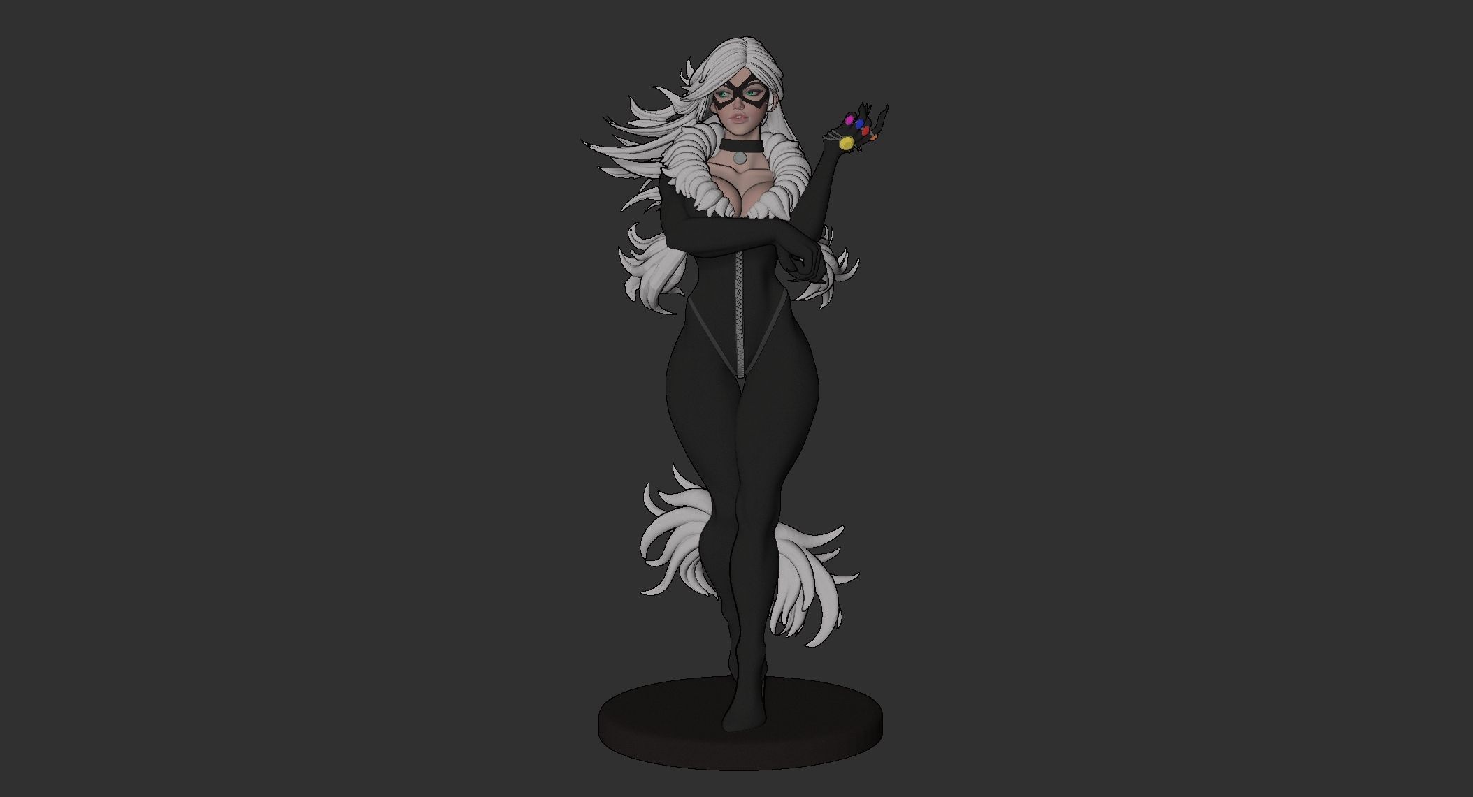 Felicia Hardy Black Cat 3D print model_3