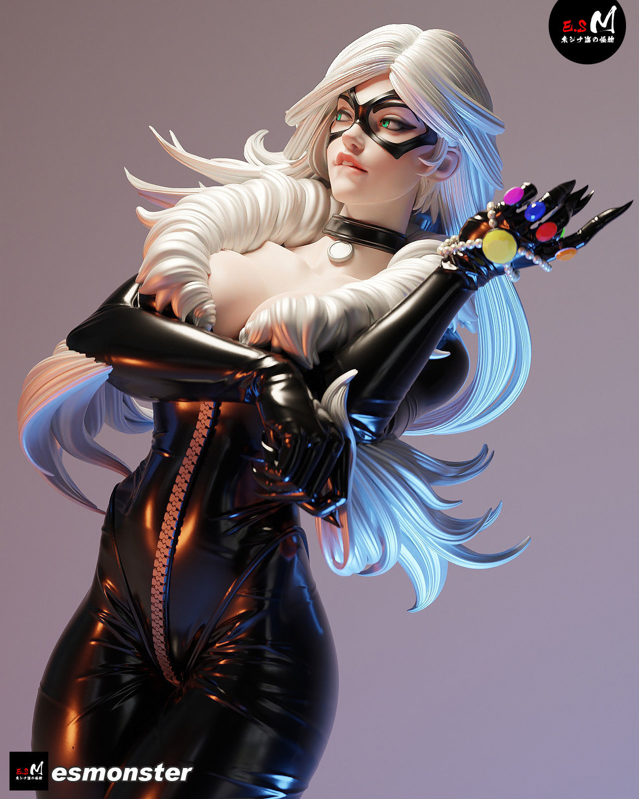 Felicia Hardy Black Cat 3D print model_14