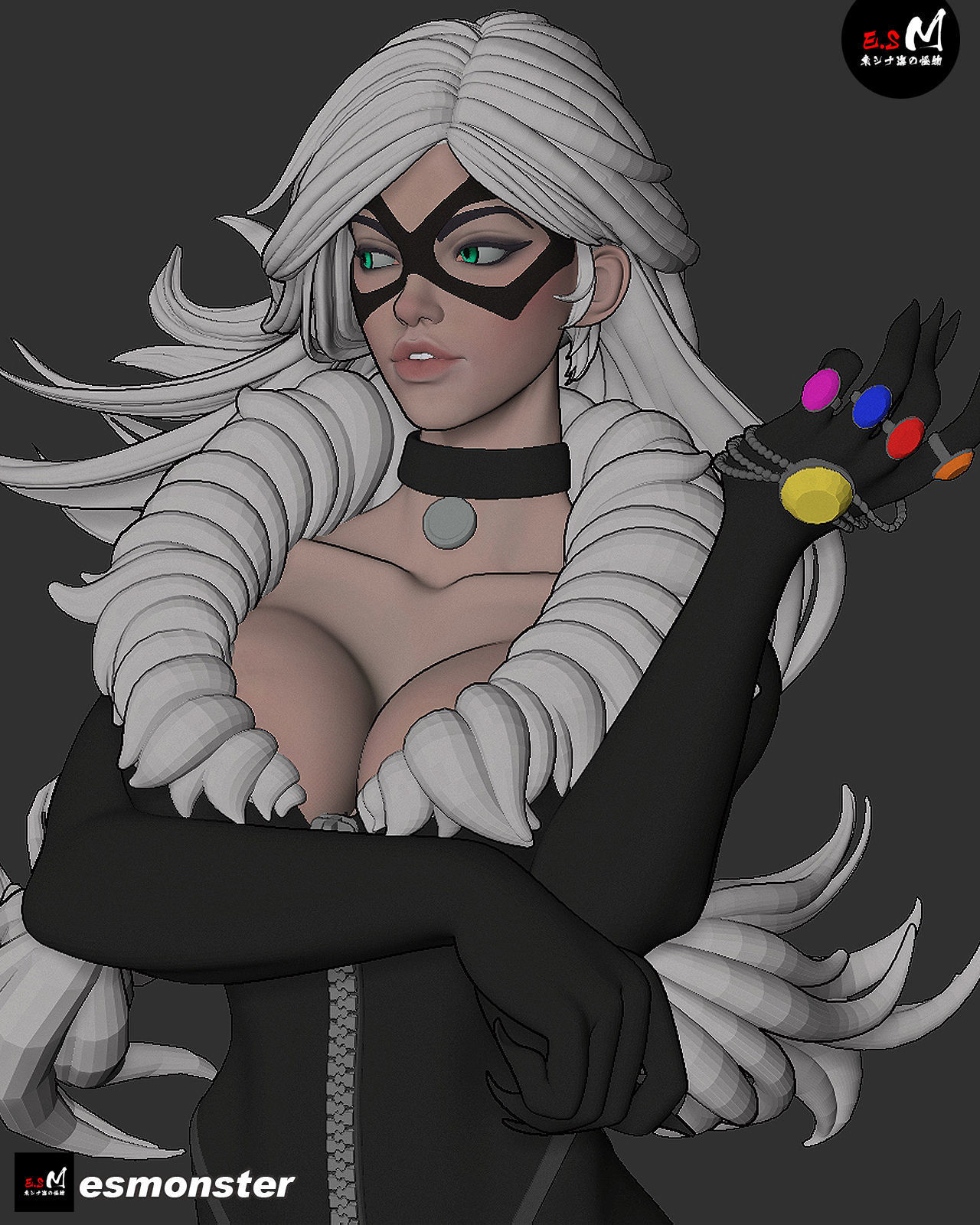 Felicia Hardy Black Cat 3D print model_2