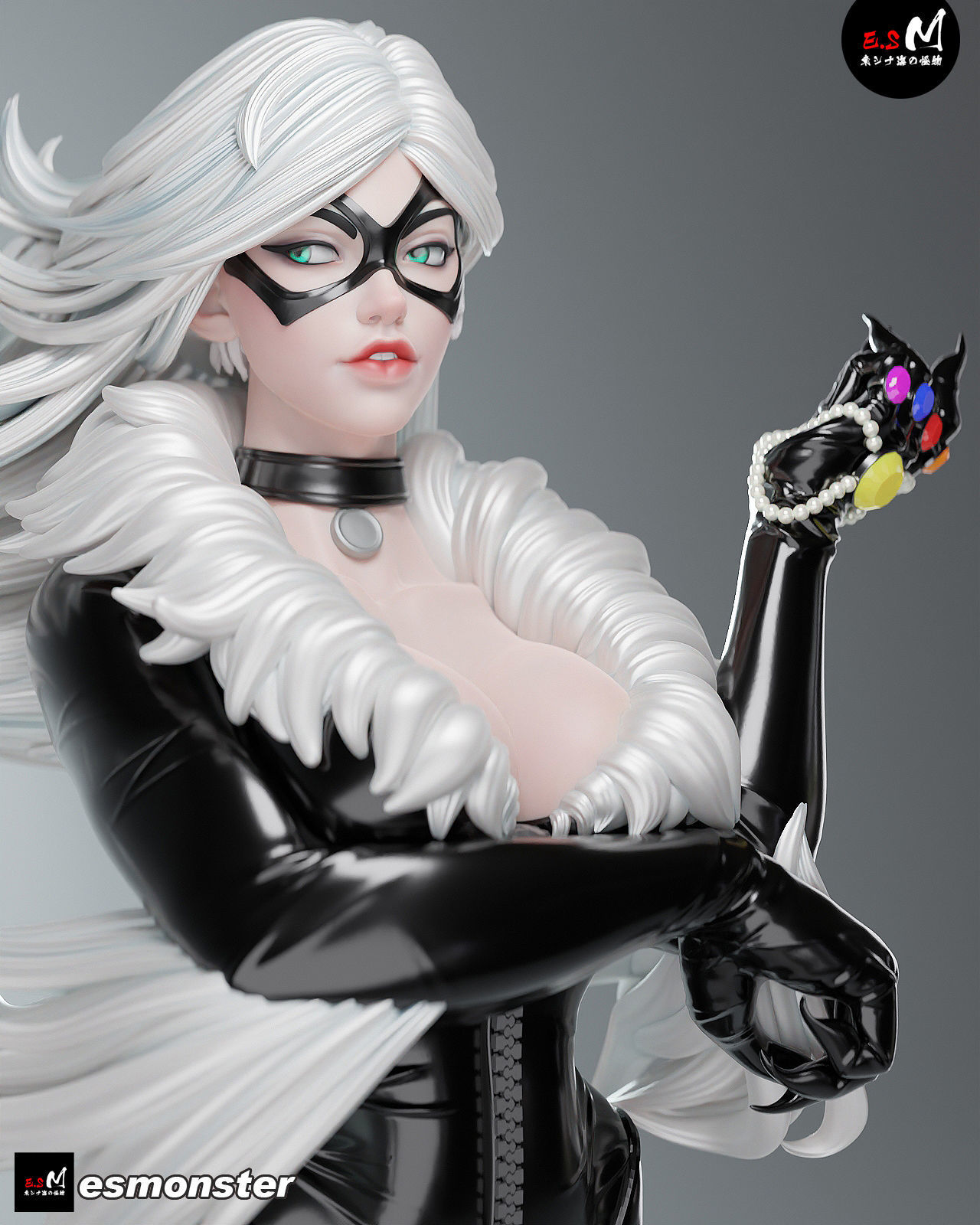 Felicia Hardy Black Cat 3D print model_27