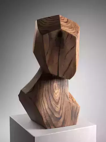 Turning Head I Sculpture 3D model