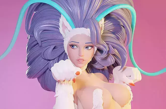 Felicia Statue DarkStalkers  3D print model