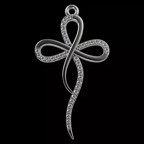 Pendant with diamonds 1