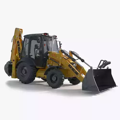 New Holland B115B Backhoe Loader 3D model