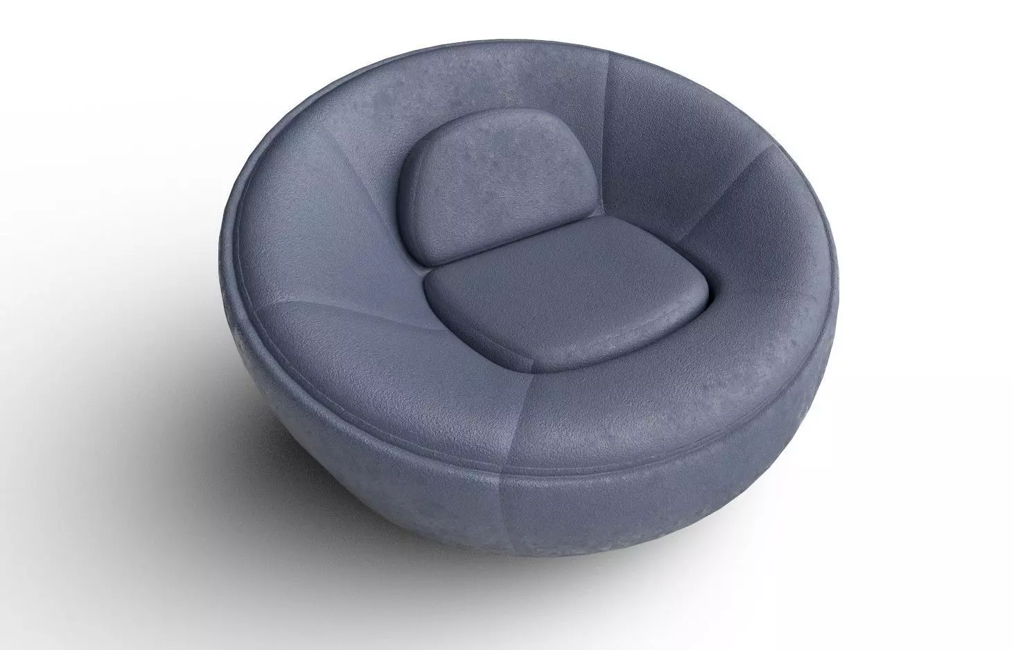 BeanBag Chair  02 Low-poly 3D model_0