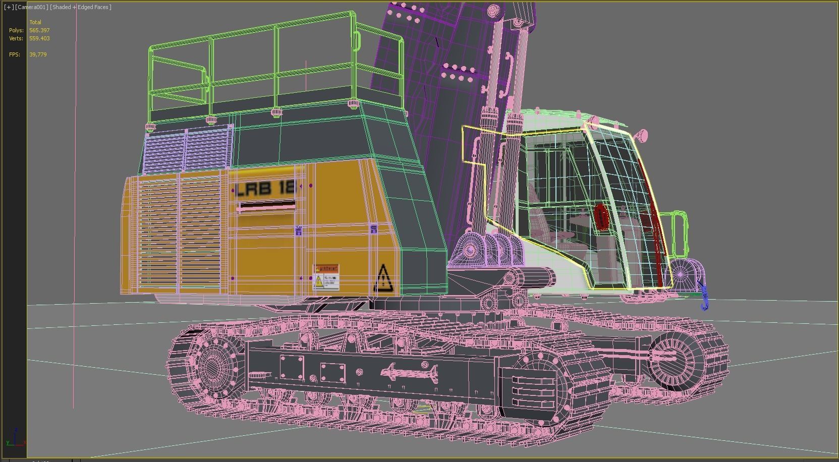 Liebherr LRB 18 Piling and Drilling Rig 3D model_11