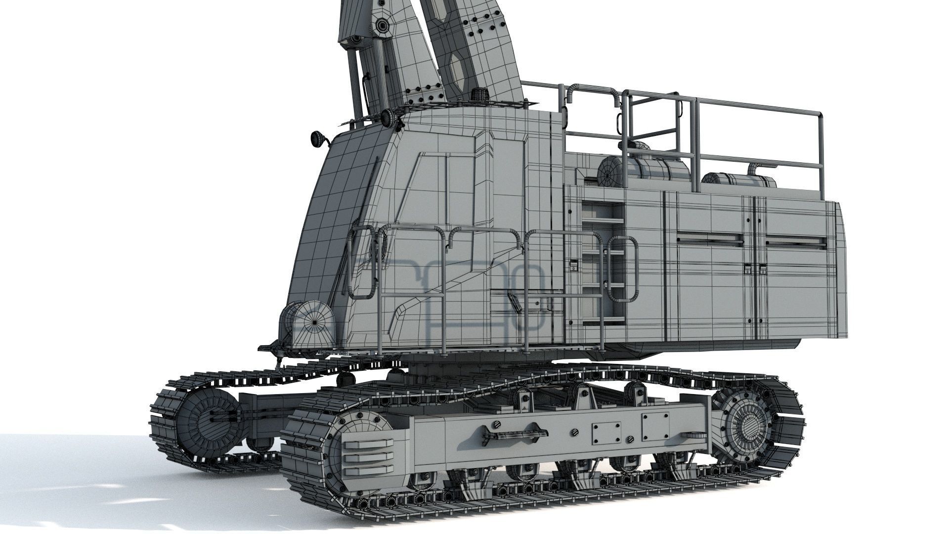 Liebherr LRB 18 Piling and Drilling Rig 3D model_13