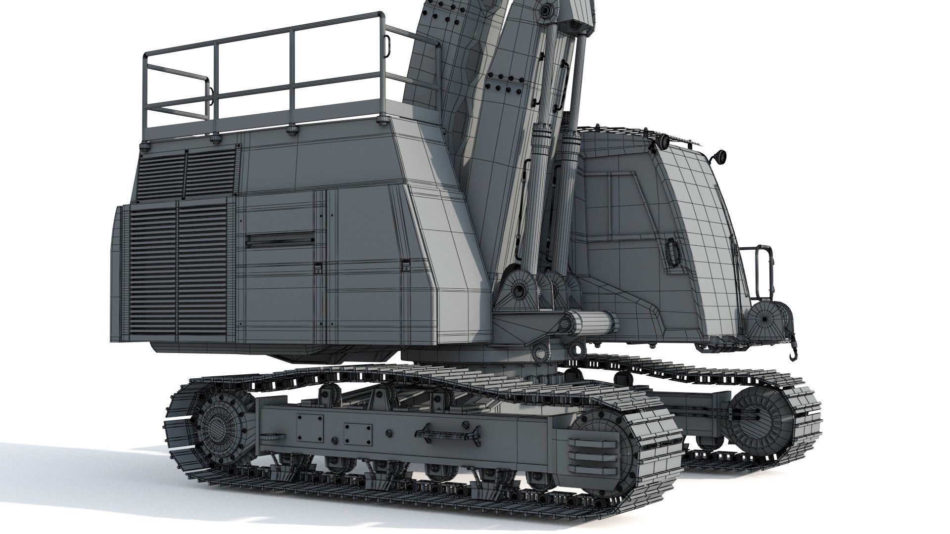 Liebherr LRB 18 Piling and Drilling Rig 3D model_12