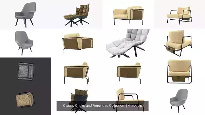 Classic Chairs and Armchairs Collection 