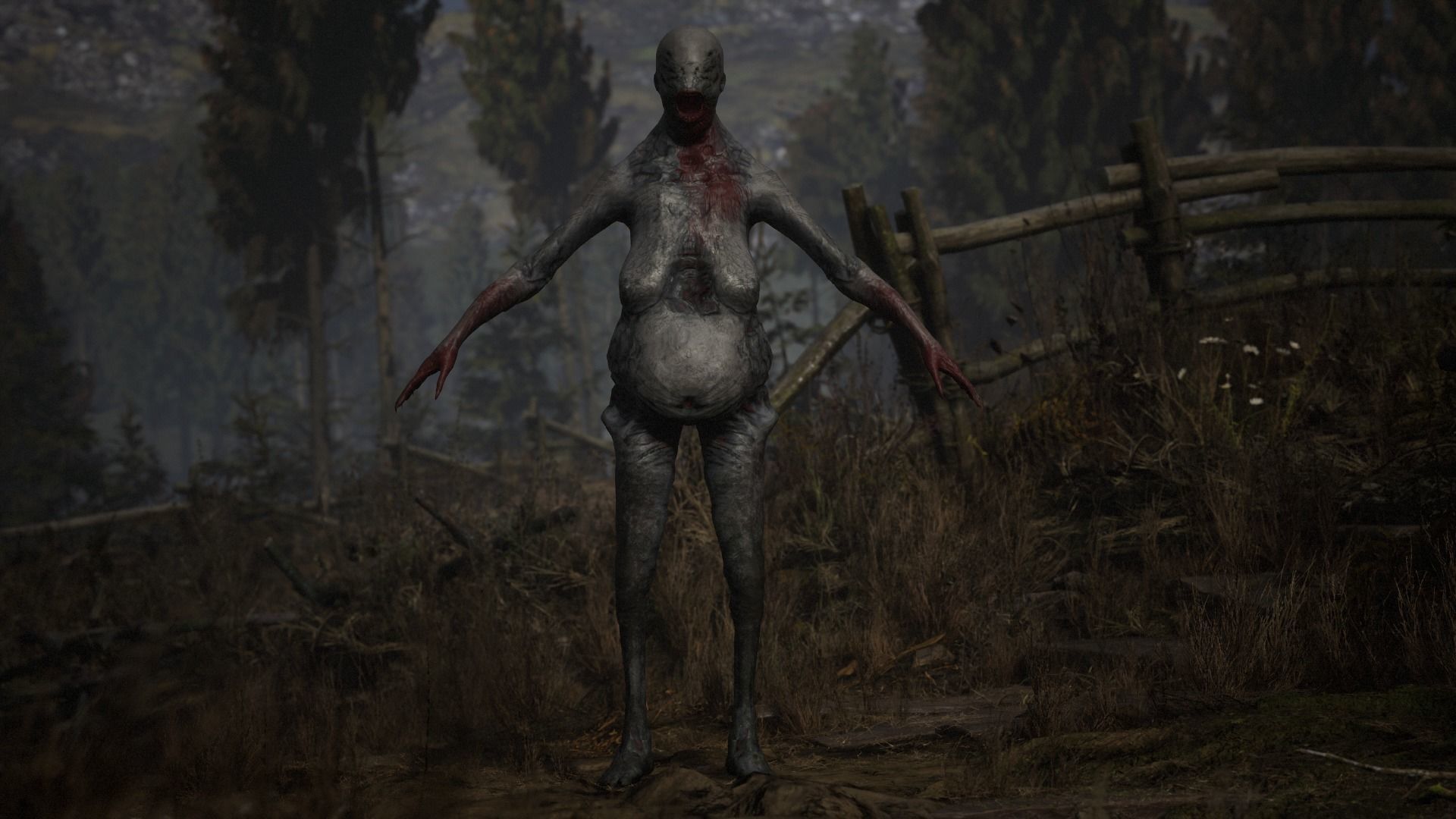 ZombiGurl Low-poly 3D model_2