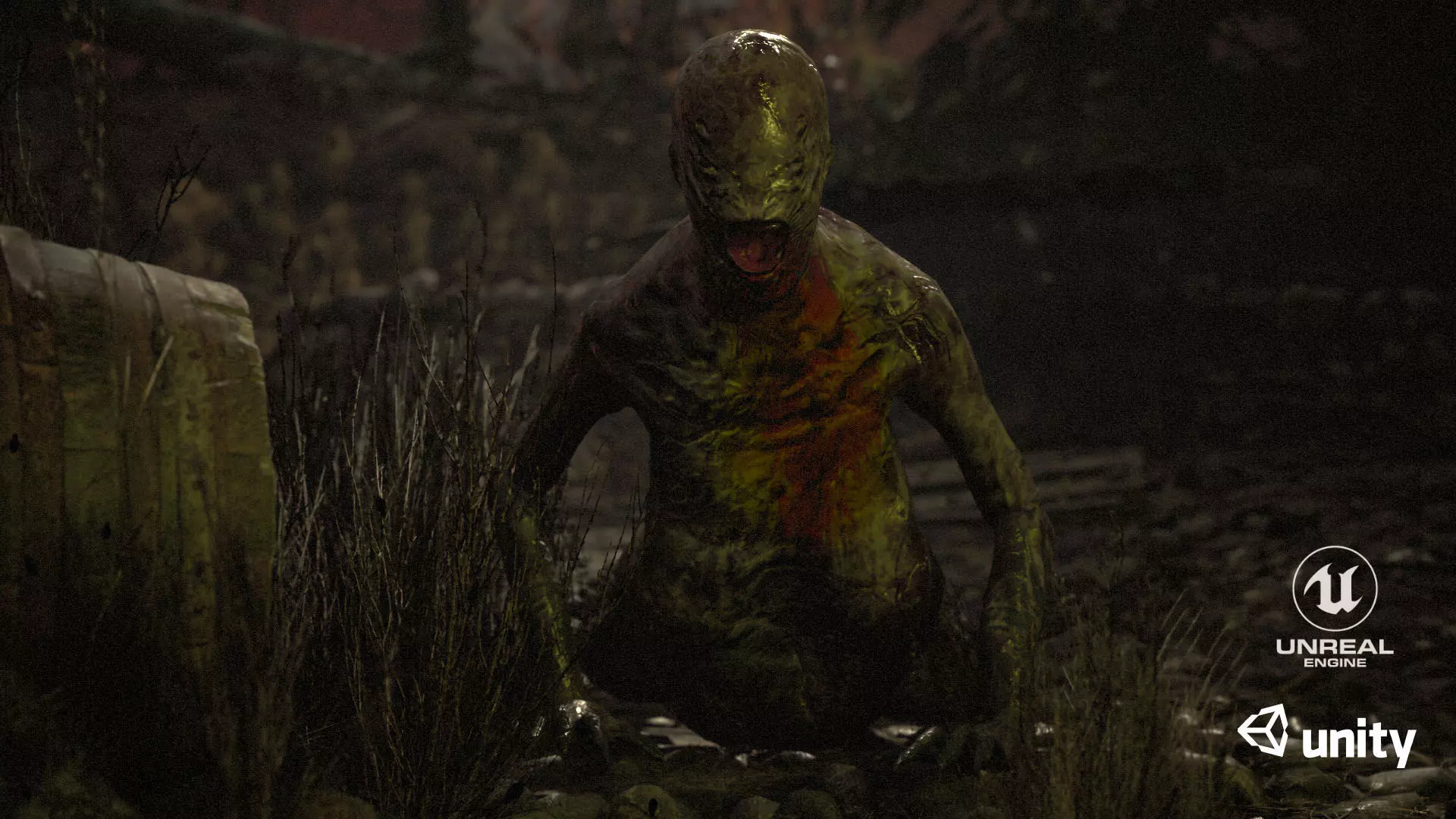 ZombiGurl Low-poly 3D model_0