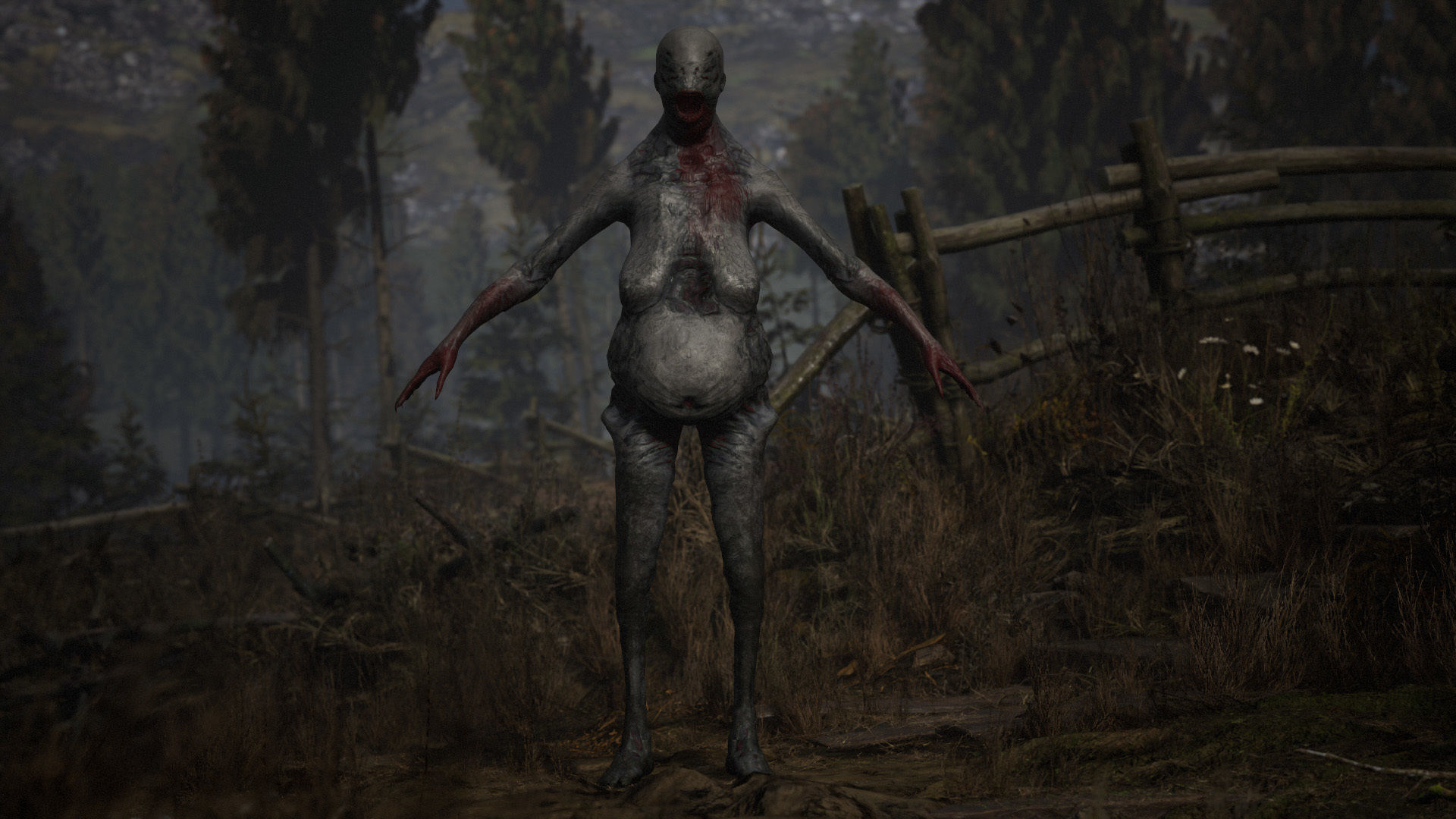 ZombiGurl Low-poly 3D model_11