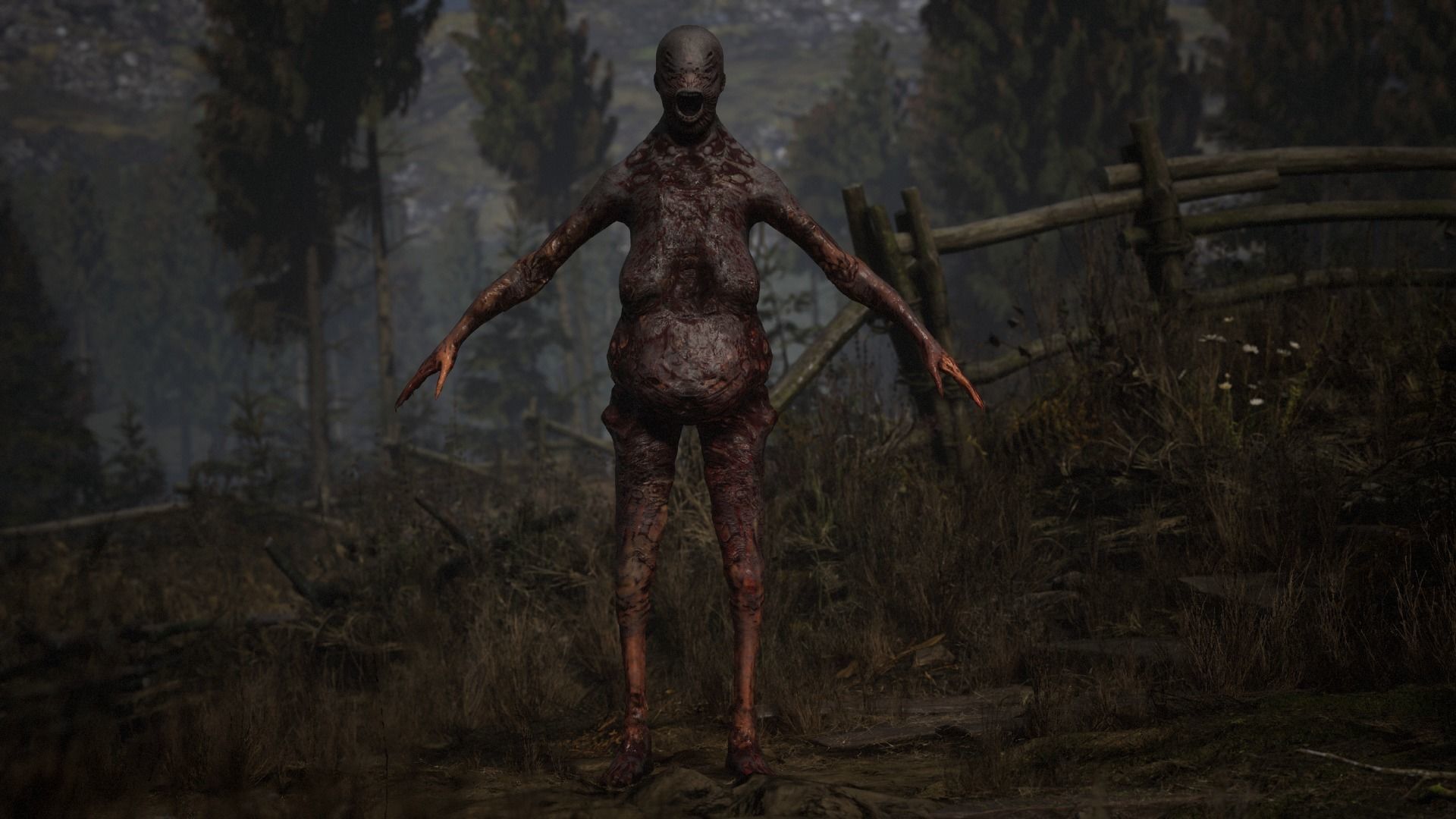 ZombiGurl Low-poly 3D model_8