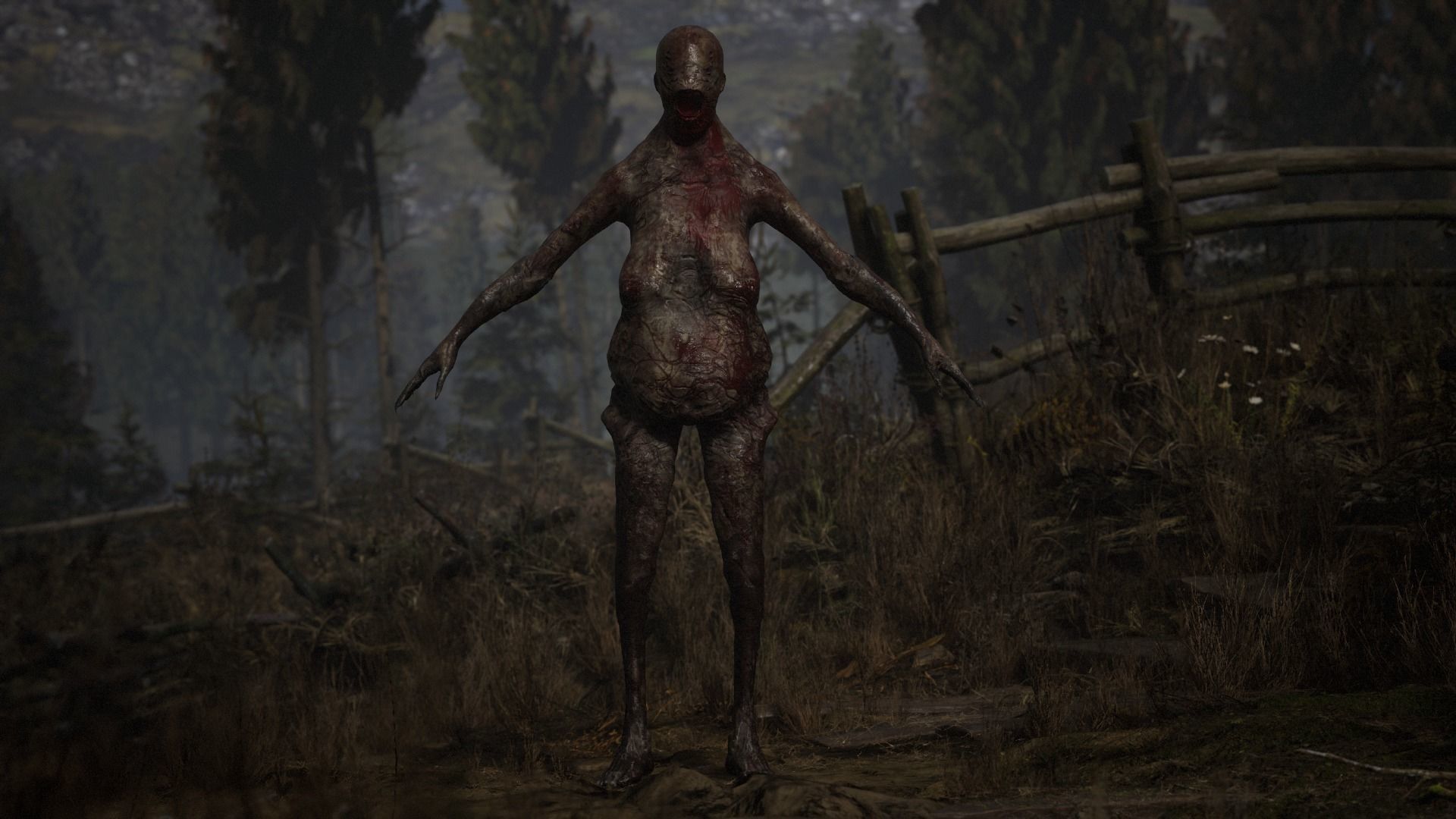 ZombiGurl Low-poly 3D model_9