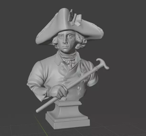 Frederick the Great 3D print model_12