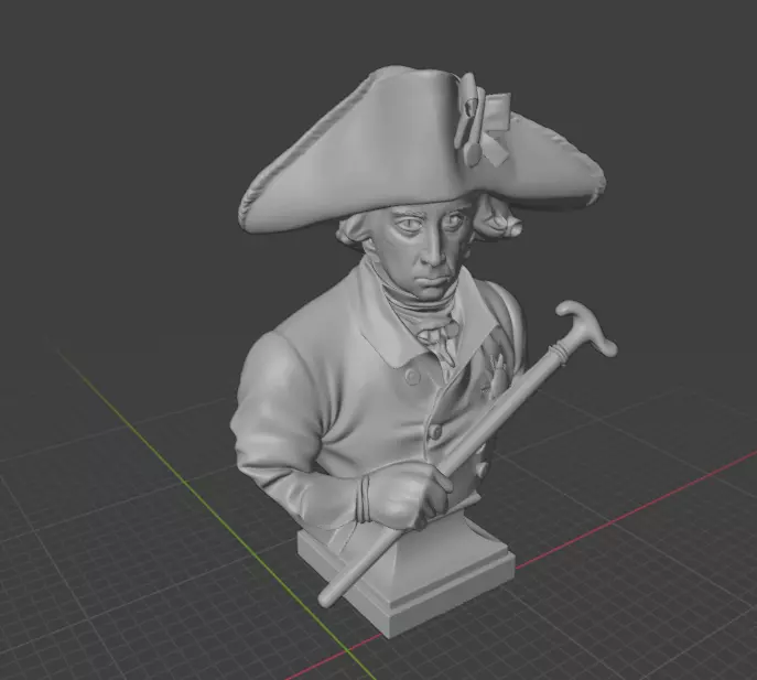 Frederick the Great 3D print model_5