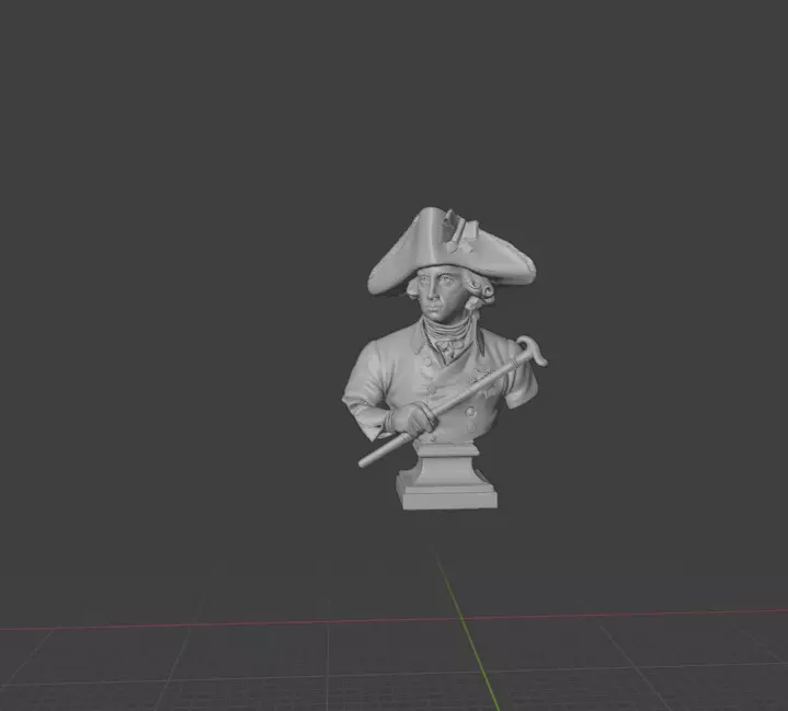 Frederick the Great 3D print model_0