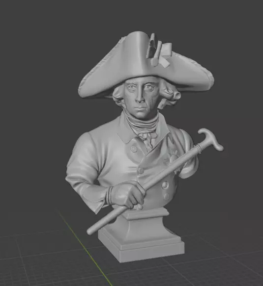 Frederick the Great 3D print model_1