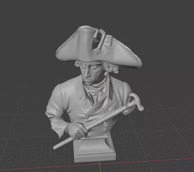Frederick the Great 3D print model_11